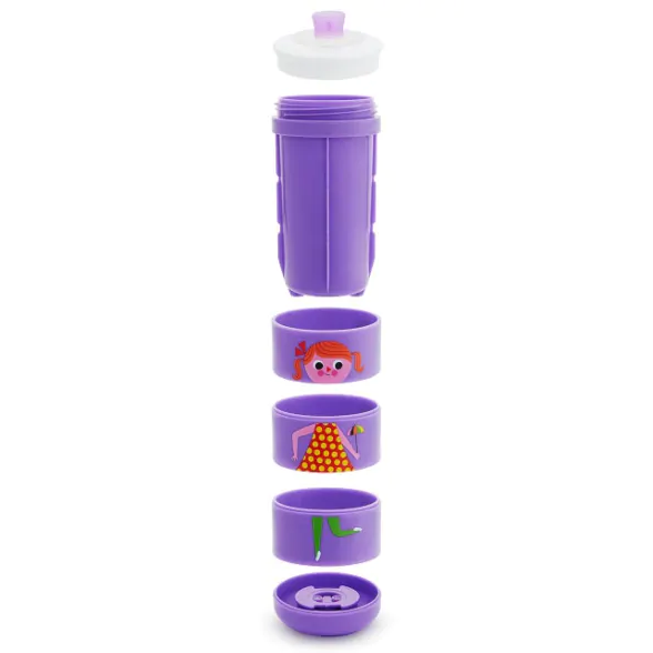 Munchkin Twisty™ Mix & Match Characters Bite-Proof Sippy Cup 9Oz - Purple
