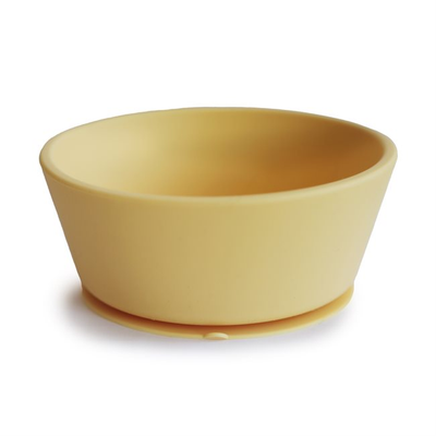 Mushie Silicone Bowl Pale Daffodil