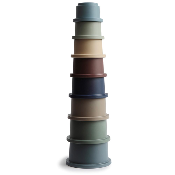 Mushie Stacking Cups Toy - Forest