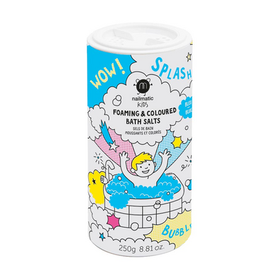 Nailmatic Foaming & Coloured Bath Salts – Blue