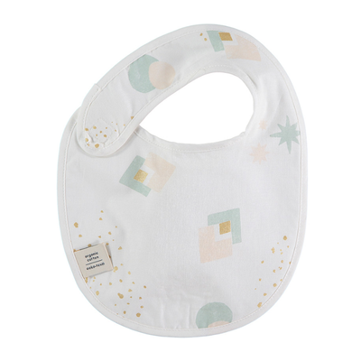 Nobodinoz Candy Bib Aqua Eclipse/ White