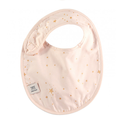 Nobodinoz Candy Bib Gold Stella/ Dream Pink