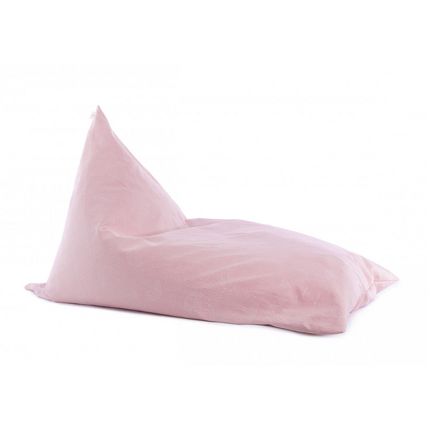 Nobodinoz Essaouira Kid Bean Bag – White Bubble/Misty Pink