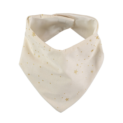 Nobodinoz Lucky Bandana Bib Gold Stella/ Natural