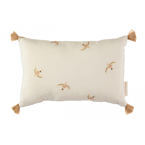 Nobodinoz Sumblim Cushion Nude Haiku Birds/ Natural