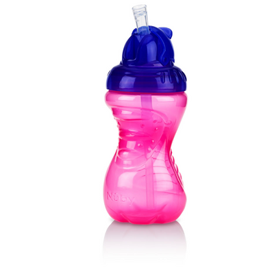 NUBY FLIP IT BEAKER ACTIVE SIPEEZ 300ML - PINK