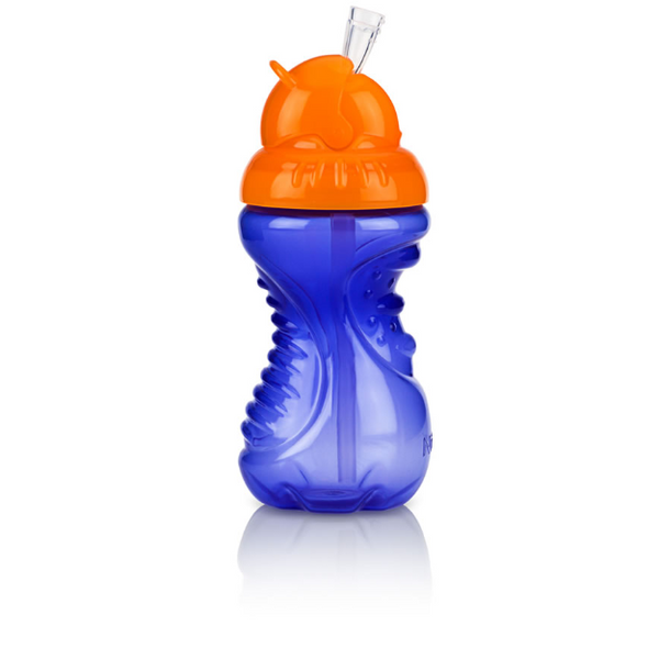 NUBY FLIP IT BEAKER ACTIVE SIPEEZ 300ML - PURPLE