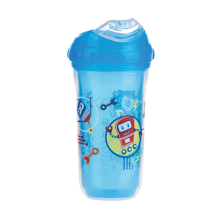 Nuby Insulated Cool Sipper 270ml - Blue