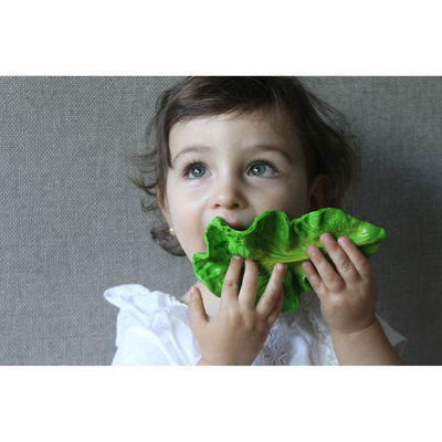 Oli & Carol - 巴塞隆拿100%天然橡膠牙膠玩具/沖涼玩具 - Kendall the Kale