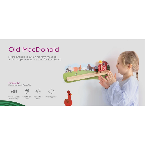 Oribel Vertiplay Wall Toy – Old MacDonald