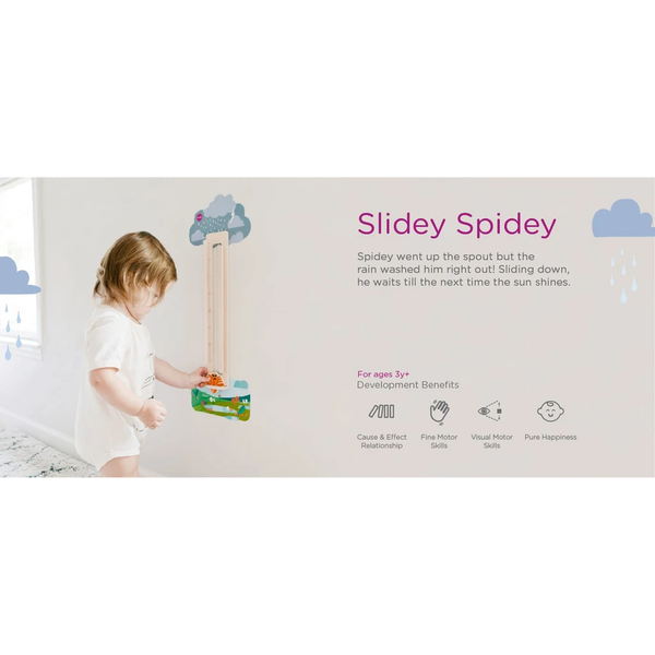Oribel VertiPlay牆貼玩具系列 –Slidey Spidey