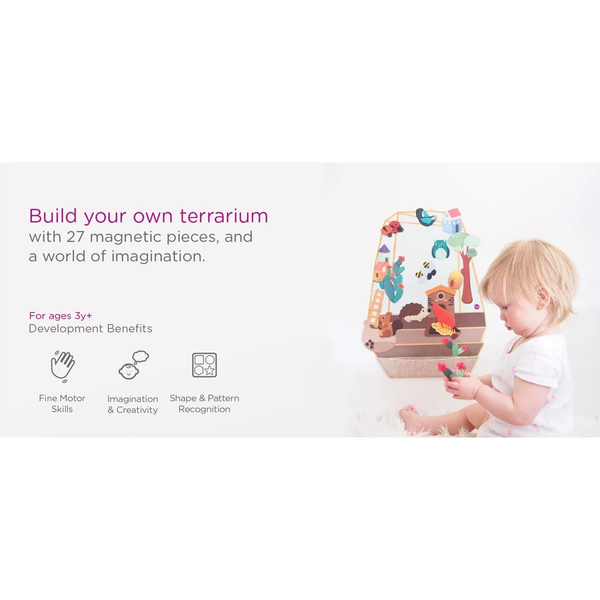 Oribel Vertiplay Wall Toy – The Enchanted Garden – Build Your Own Terrarium