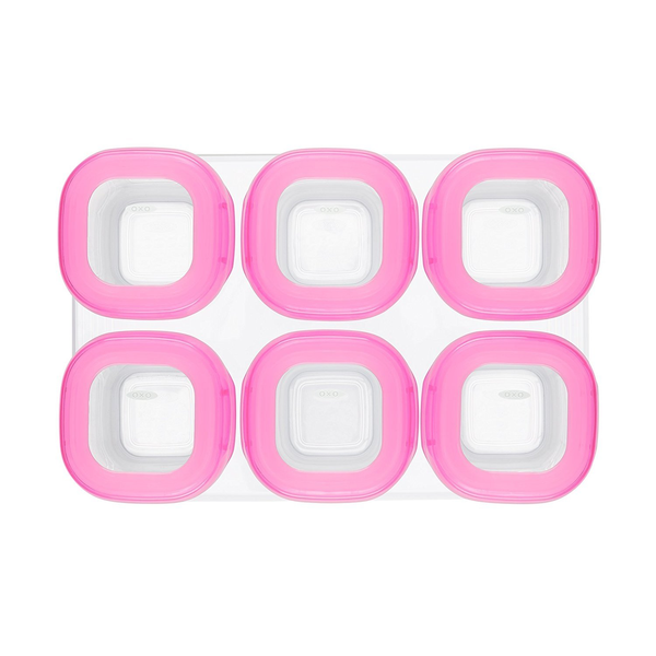 Oxo Tot Baby Blocks Freezer Storage Containers 2Oz – Pink