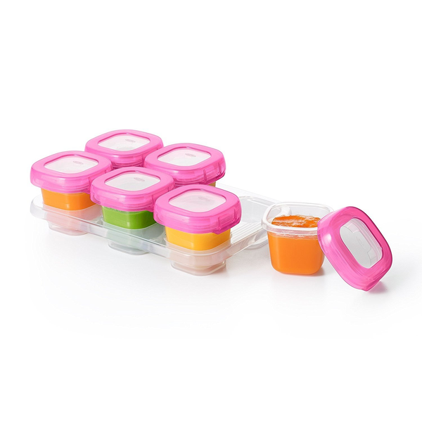 Oxo Tot Baby Blocks Freezer Storage Containers 2Oz – Pink