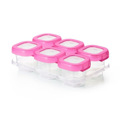 Oxo Tot Baby Blocks Freezer Storage Containers 2Oz – Pink