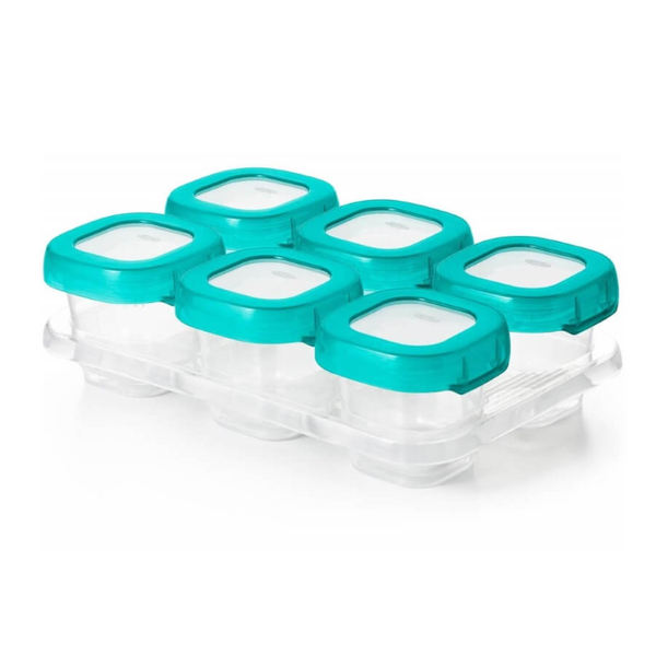 Oxo Tot Baby Blocks Freezer Storage Containers 2Oz – Teal