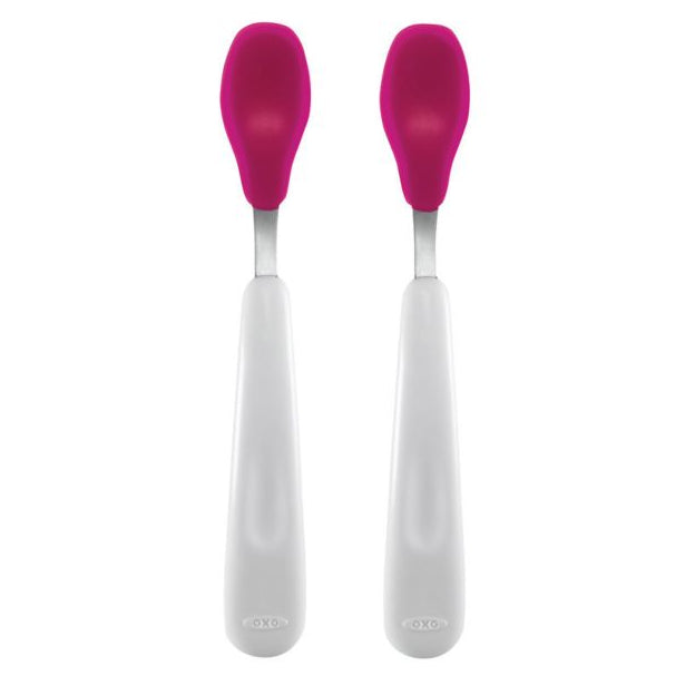 Oxo Tot Feeding Spoon Set - Pink