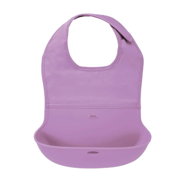 Oxo Tot Roll-Up Bib – Lilac