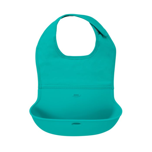 Oxo Tot Roll-Up Bib – Teal