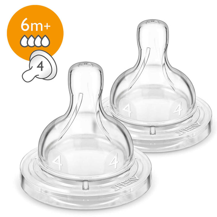 PHILIPS AVENT CLASSIC ANTI-COLIC TEAT FAST FLOW 2PCS/PACK