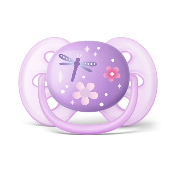 Philips Avent Ultra Soft Soother 6-18M 2Pk – Purple
