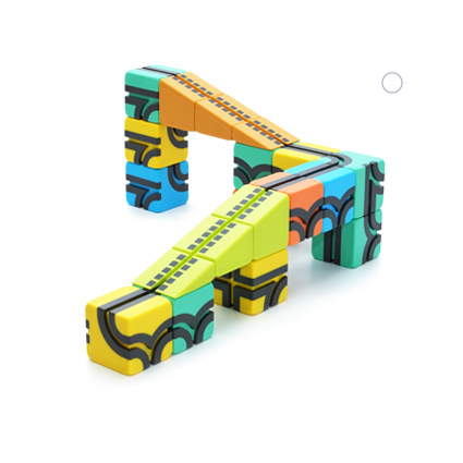 Qbi Magnetic Cubes Expansion Kit – Slopes (6Pcs)