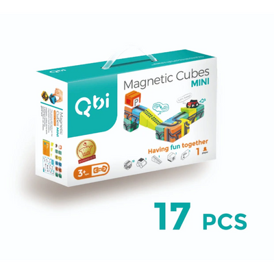 Qbi Magnetic Cubes - Mini Pack (17Pcs)