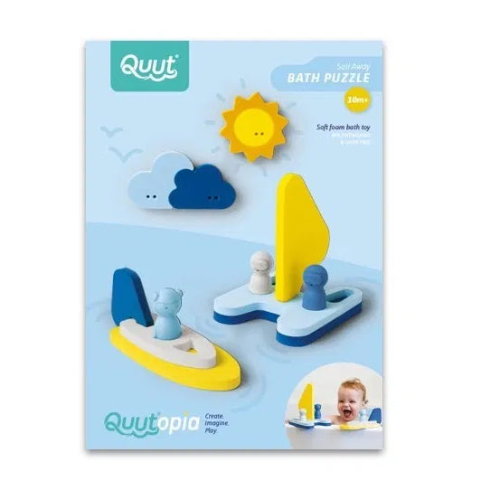 Quut Quutopia 洗澡立體拼貼玩具 – 揚帆出海 