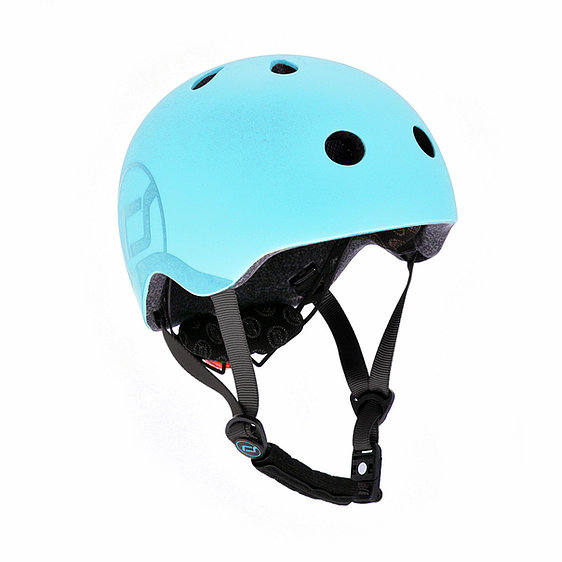 Scoot And Ride 可調校兒童頭盔頭盔 (S-M) – 粉藍