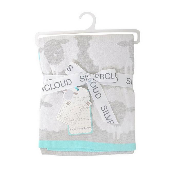 Silvercloud Counting Sheep Pram Blanket