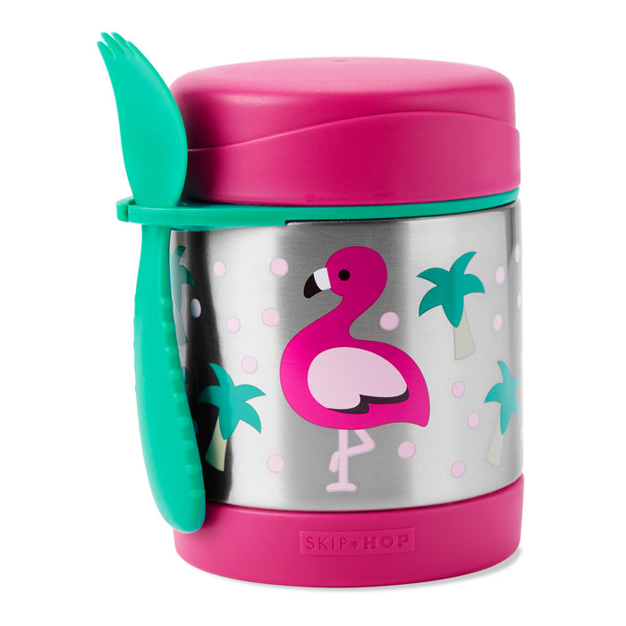 Skip Hop Zoo Insulated Food Jar 325ml – Flamingo