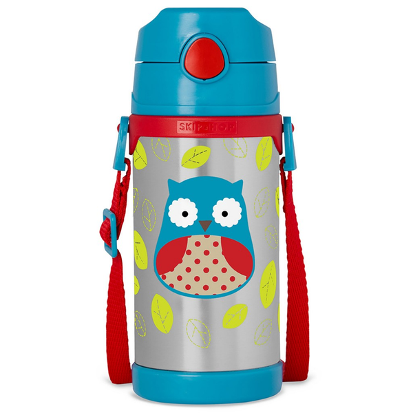 SKIP HOP ZOO INSULATED STAINLESS STEEL BOTTLE - OWL