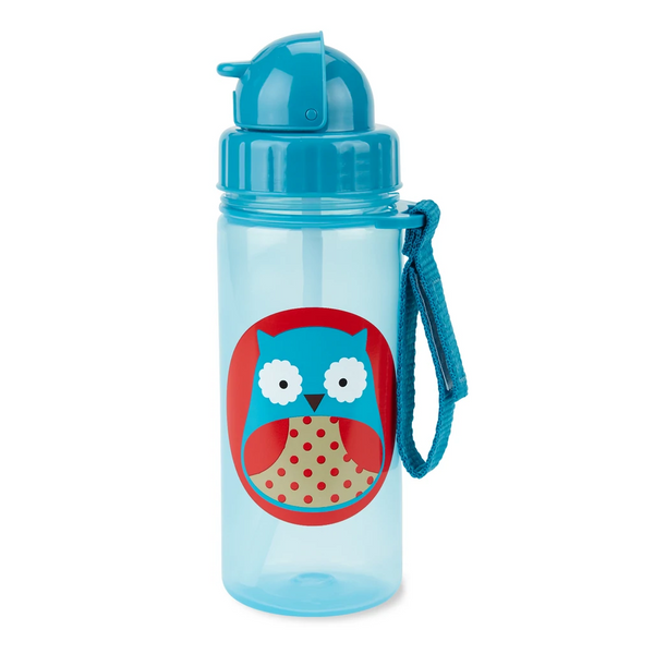 Skip Hop Zoo PP Straw Bottle 13 Oz – Owl