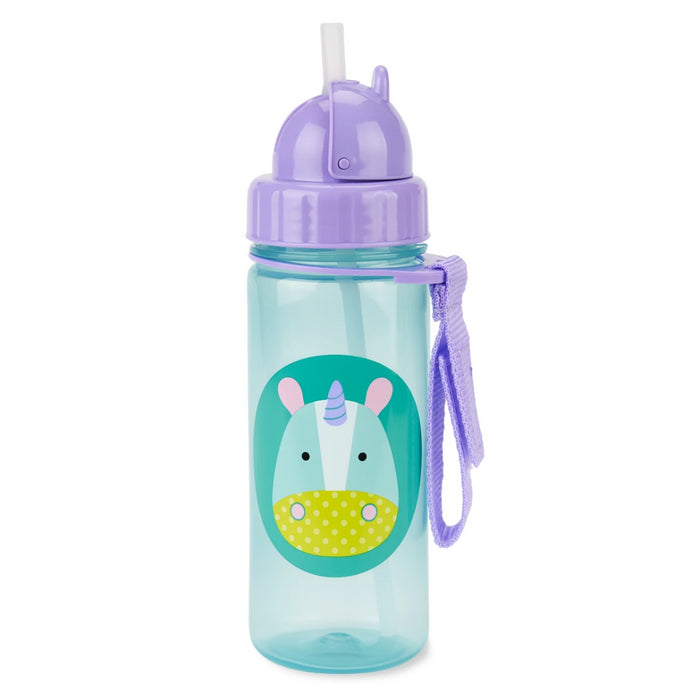 Skip Hop Zoo PP Straw Bottle 13 Oz – Unicorn