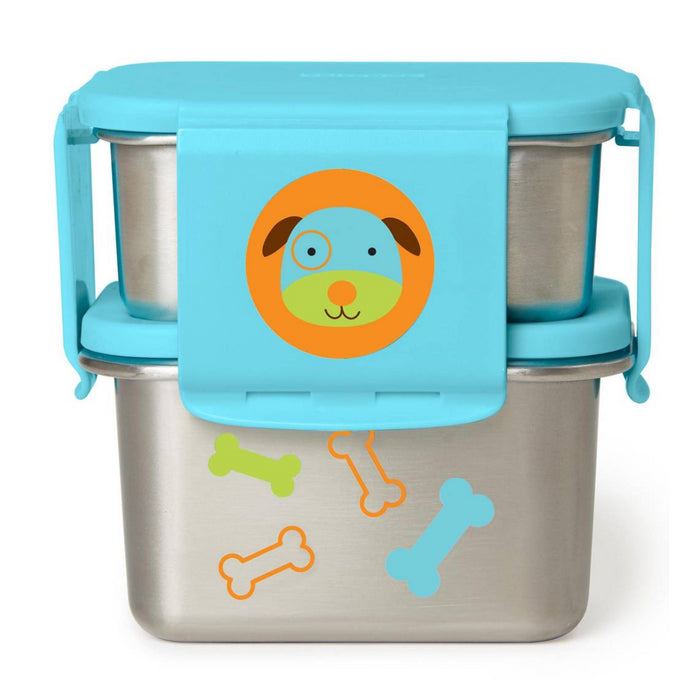 Skip Hop Zoo Stainless Steel Lunch Kit - Dog