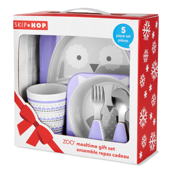 Skip Hop Zoo Winter Mealtime Gift Set- Winter Owl