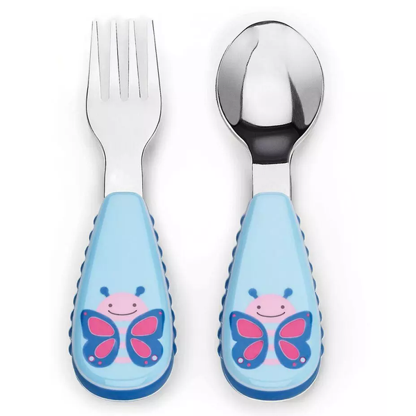 Skip Hop Zootensils Fork & Spoon - Butterfly