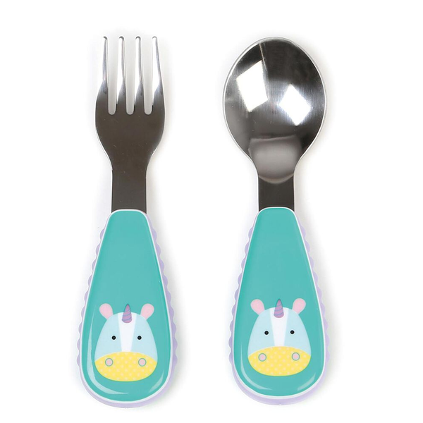 SKIP HOP ZOOTENSILS FORK & SPOON - UNICORN | BABY SOPHIE