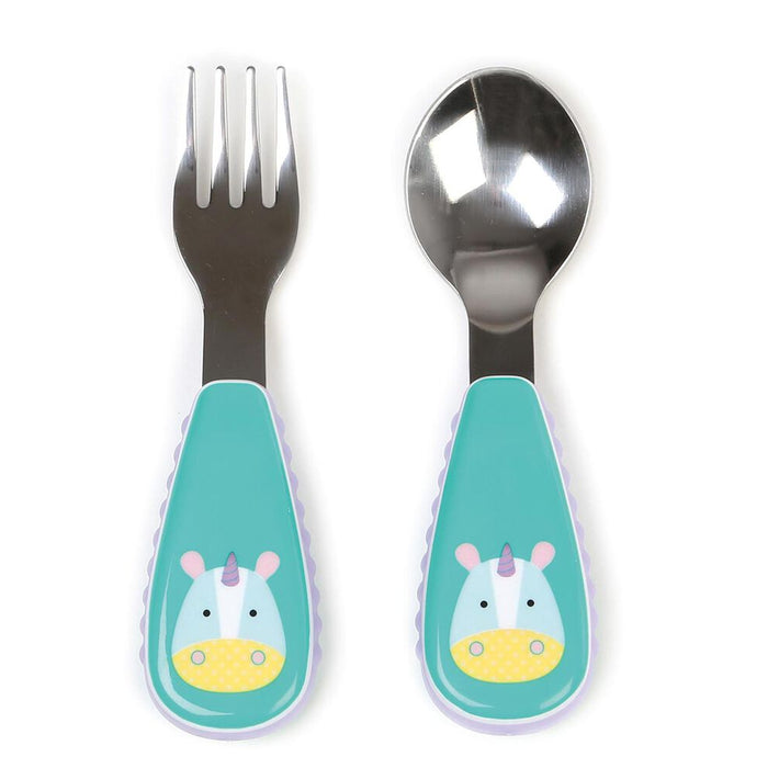 SKIP HOP ZOOTENSILS FORK & SPOON - UNICORN | BABY SOPHIE