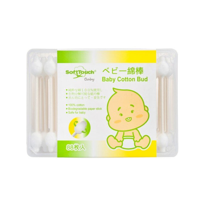 SOFTTOUCH BABY SAFETY COTTON BUD 88S DOUBLE HEAD