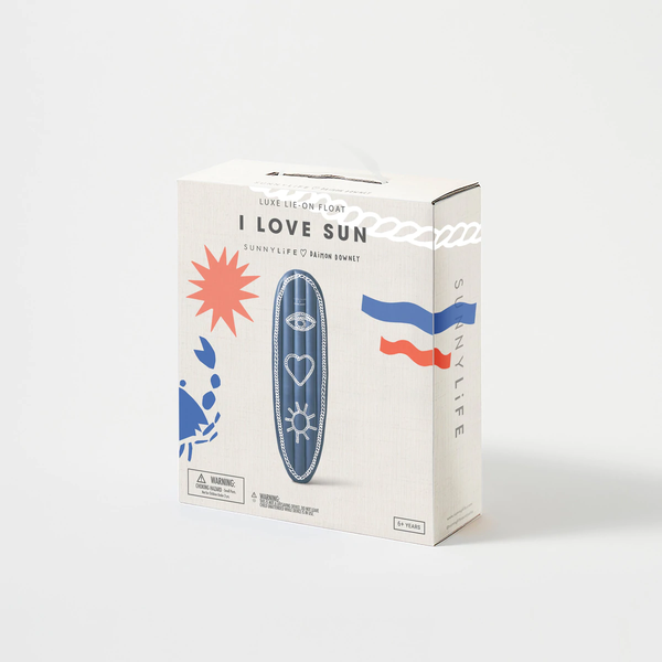 Sunnylife Luxe Lie-On Float - I Love Sun