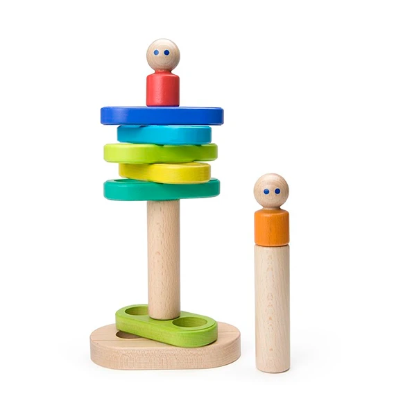 Tegu Magnetic Floating Stacker – Blue/Green