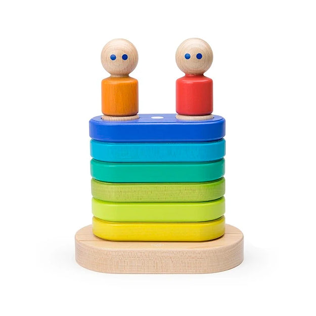 Tegu Magnetic Floating Stacker – Blue/Green