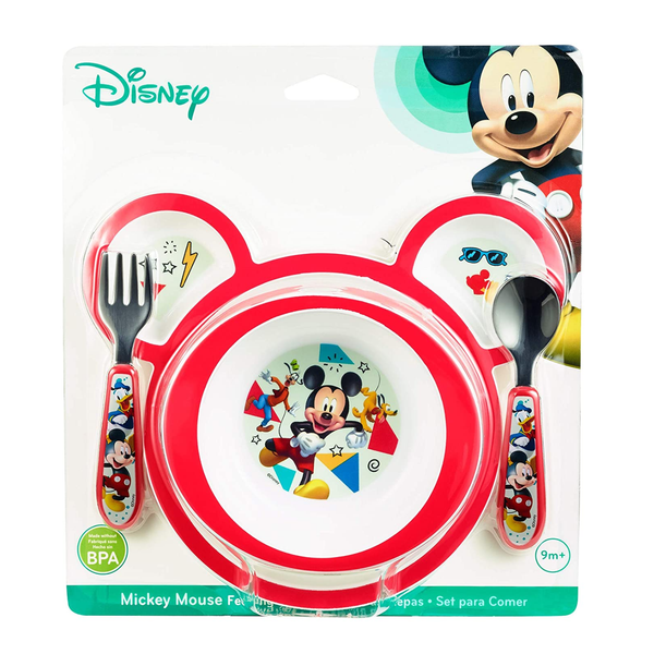The First Years Disney Happy Helpers Feeding Set 4Pcs – Mickey Mouse