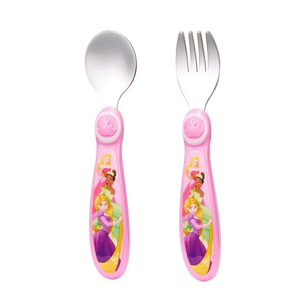 The First Years Easy Grasp Sculpted Flatware Set - Disney Princess