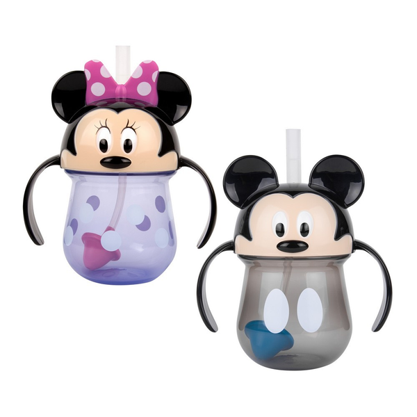 The First Years Weighted Straw Cup With Handles 7oz - Mickey
