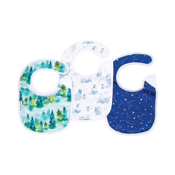 Tiny Twinkle Feeder Bib 3Pk - Forest Set