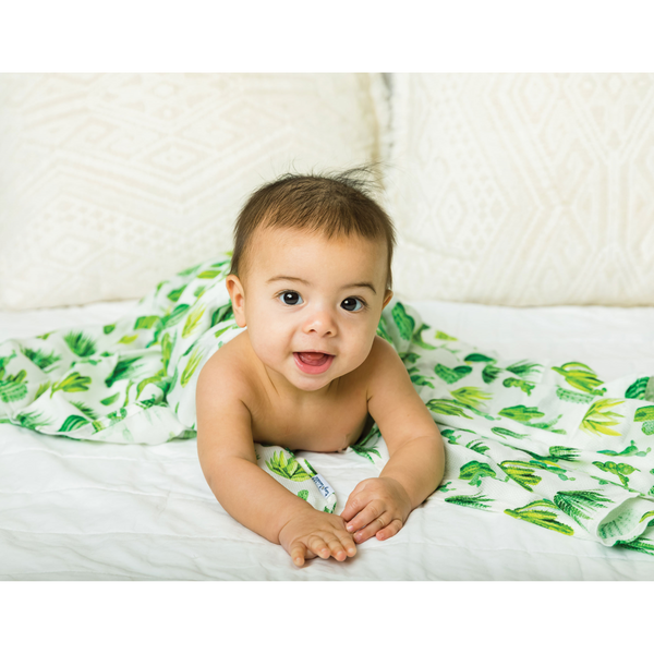 Tiny Twinkle Kaffle韓式提花編織紗巾 (3件裝) – 仙人掌/小狼/藍天白雲