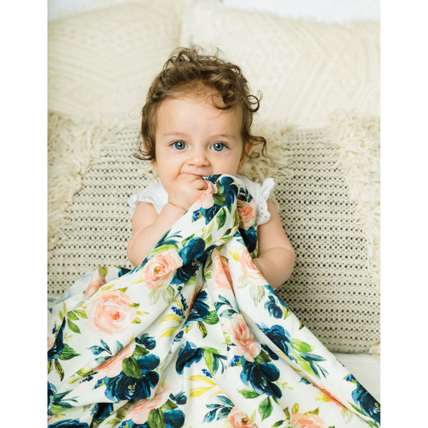 Tiny Twinkle Kaffle韓式提花編織紗巾 – 花朵