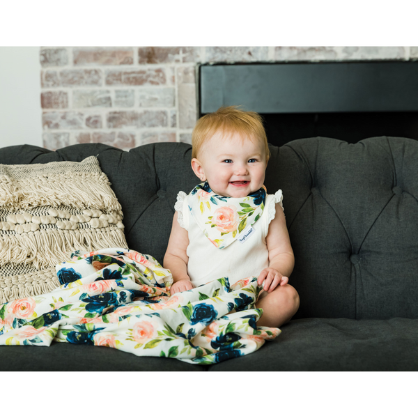 Tiny Twinkle Kaffle韓式提花編織紗巾 – 花朵